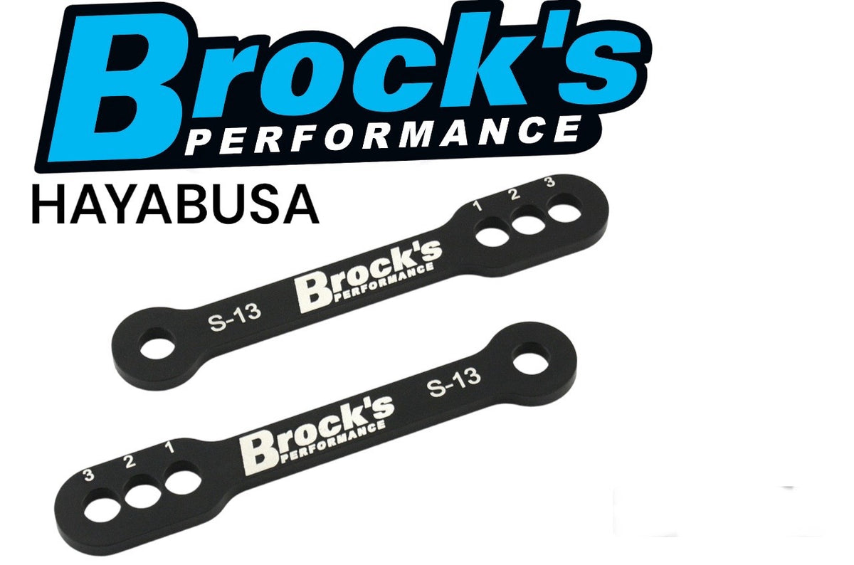 Hayabusa 3-Position Lowering Link Set  Brock's (99-20)
