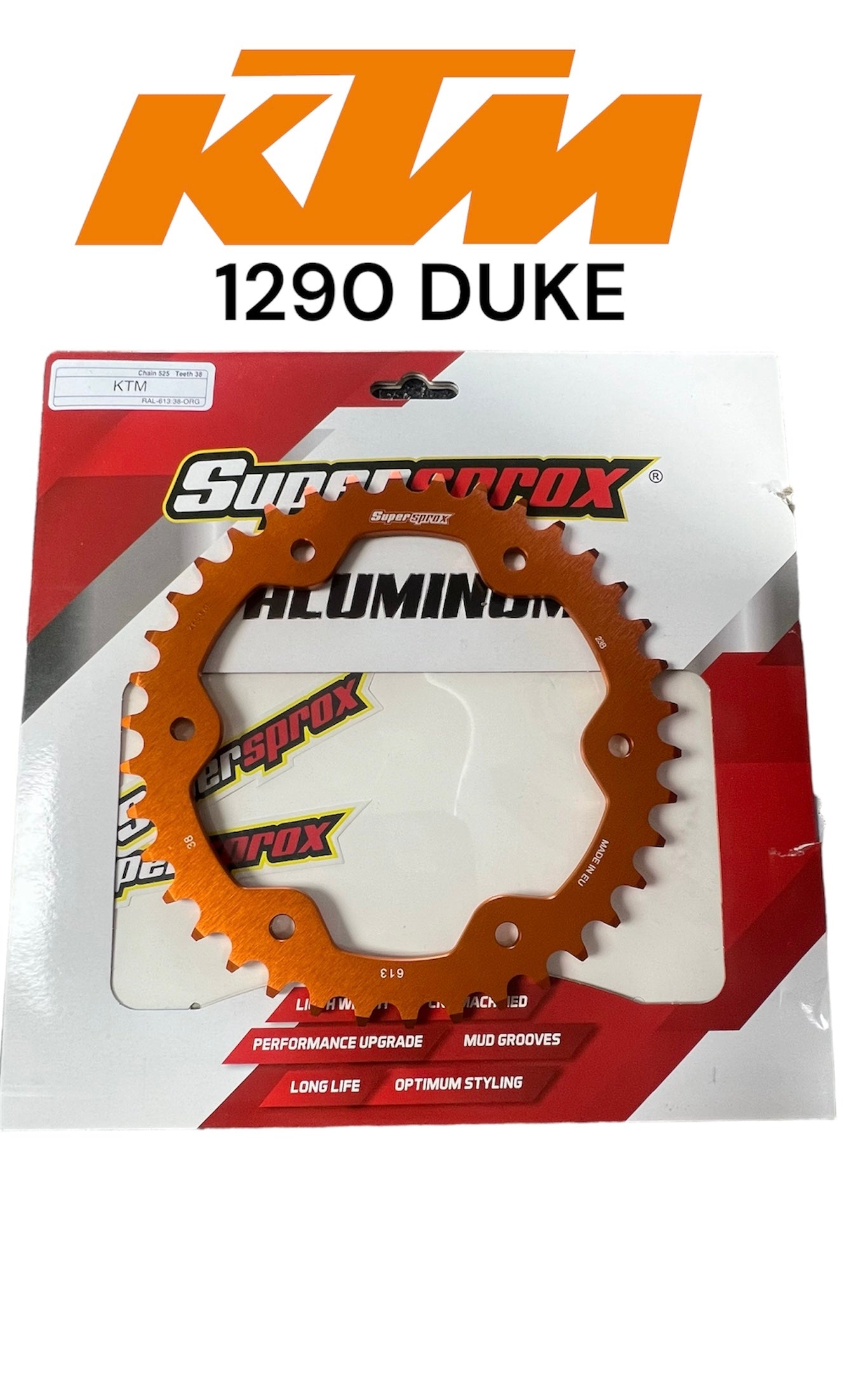 Piñón KTM 1290 Duke 38 dientes