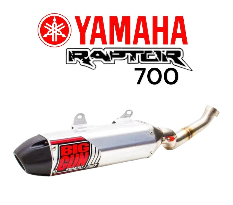 raptor 700 Big Gun Exhaust EXO Slip-On Muffler for 2006-24