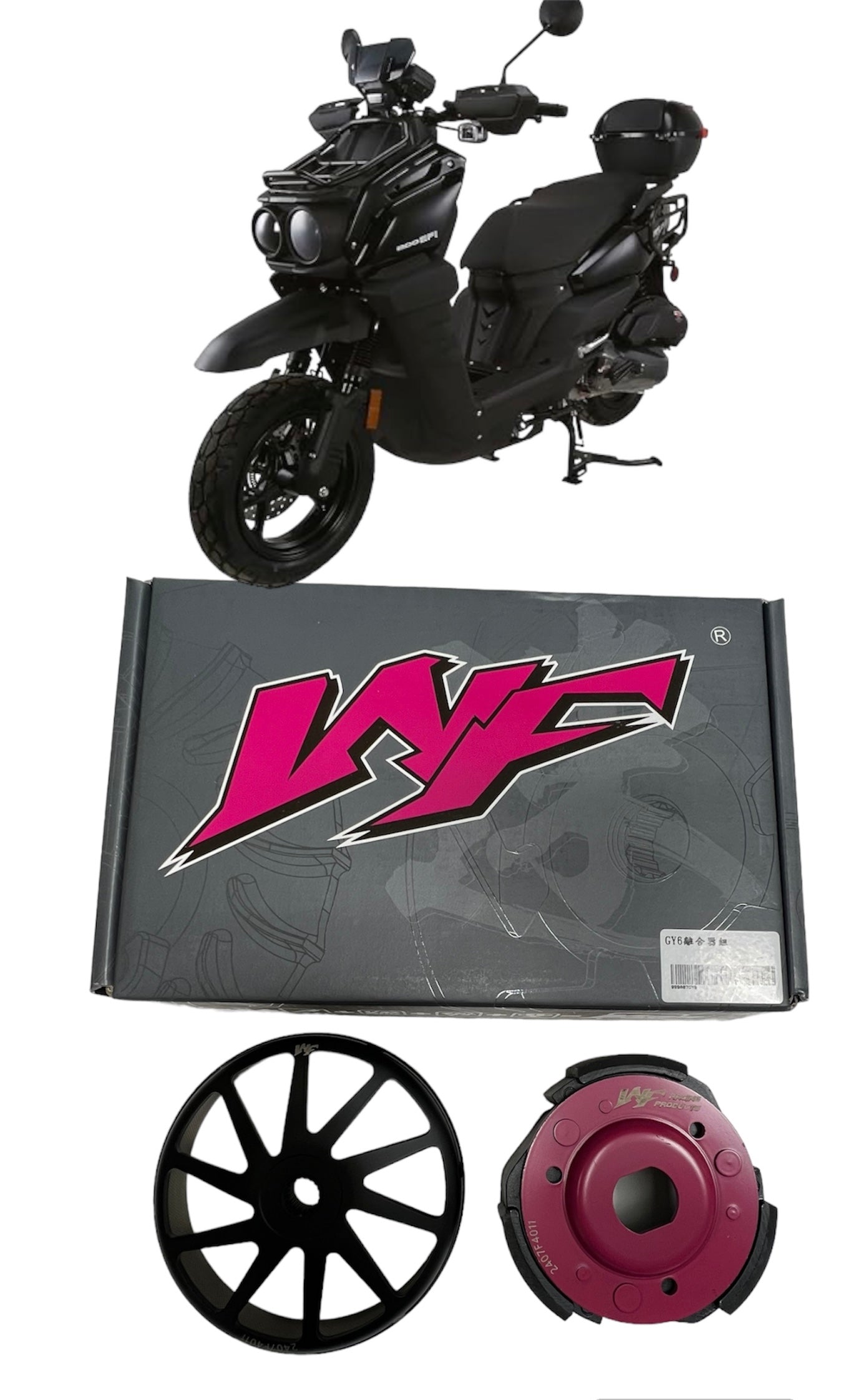 Tank 200 efi /GY6 150CC Clutch Kit WF