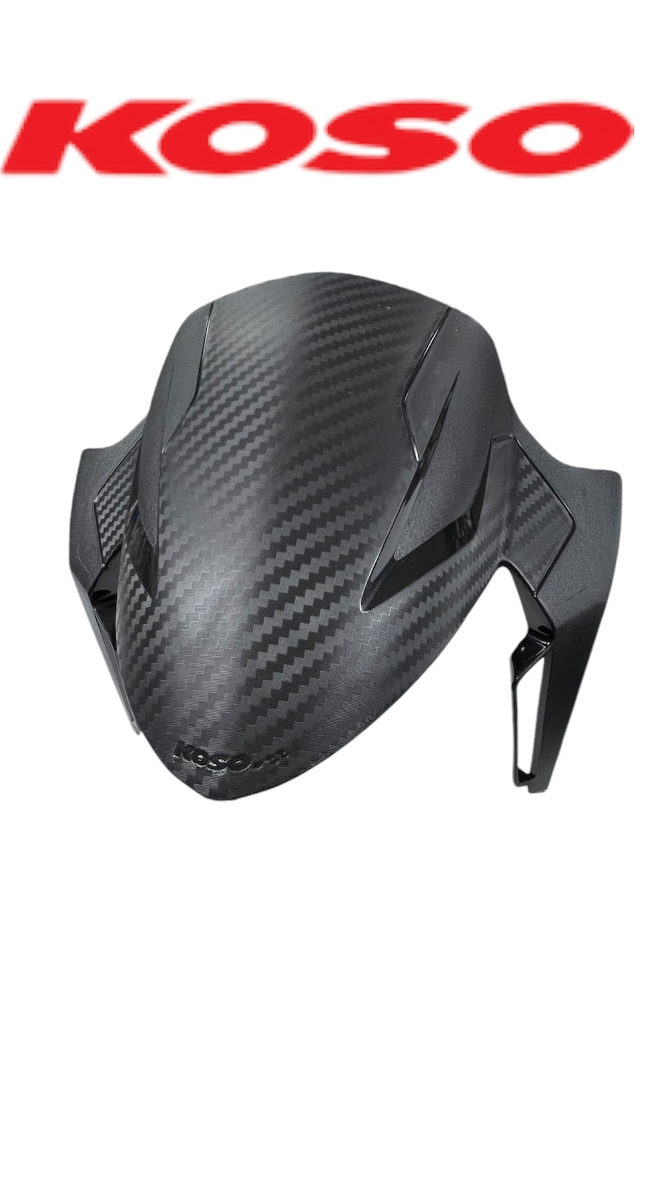 Guardabarros delantero de carbono Koso