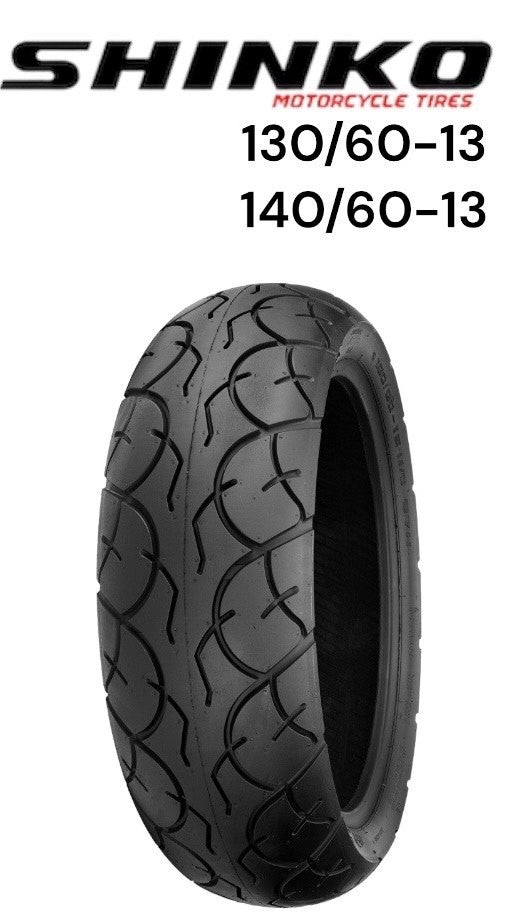 NEUMÁTICO 130/60-13 NEUMÁTICO SHINKO SERIE 568 TRASERO