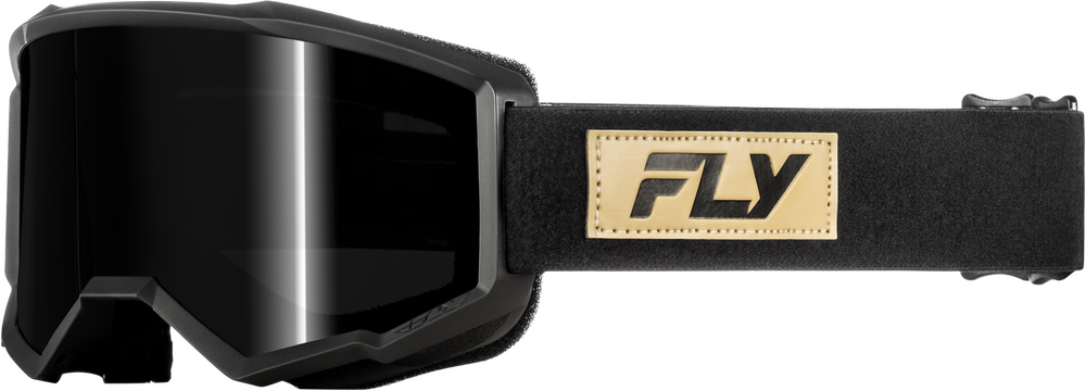 FLY Racing Focus Sand Goggle Black/tan w/Dark Smoke Lens