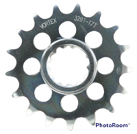 Conversión de cadena delantera 520 para piñón fz09 mt09