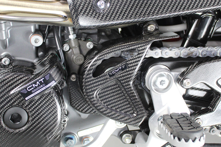 Protector de piñón de carbono para Husqvarna 701 -690 ktm