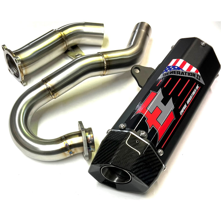 Sistema de escape completo Empire Industries MX Series para CRF 450 X/L 19-2022