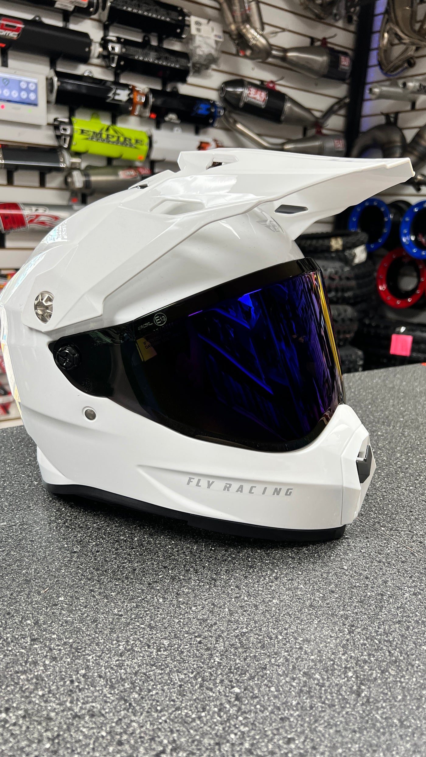 Fly Racing Trekker Helmets Face Sield (only shield) – BEBE MOTOR SUPPLY
