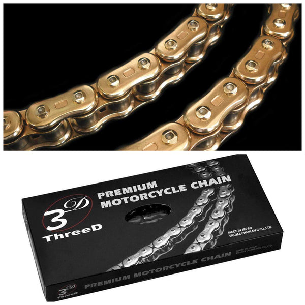 Chain 520 x120links ek 3d z gold