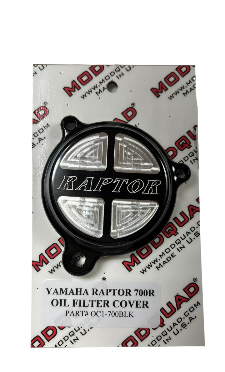 Tapa De Filtro De Aceite Transparente Para Yamaha Raptor 700 (2006-2025) - Aluminio Negro/Azul, Observable