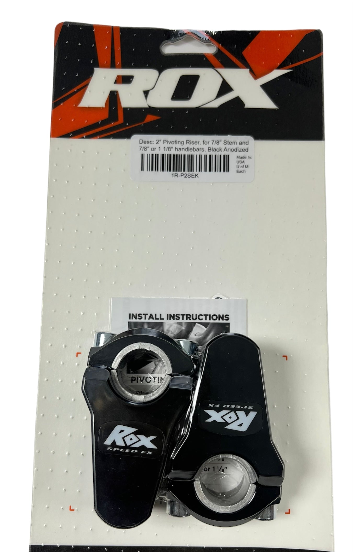 Manillar Rox Elite Series Pivot Riser 2" (negro)